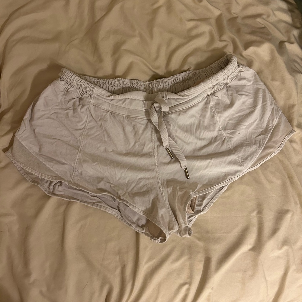 lululemon athletica White Athletic Shorts